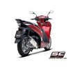 SC-Project Exhaust X-Plorer II GT | Silver | Honda SH350I