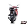 SC-Project Exhaust X-Plorer II GT | Silver | Honda SH350I