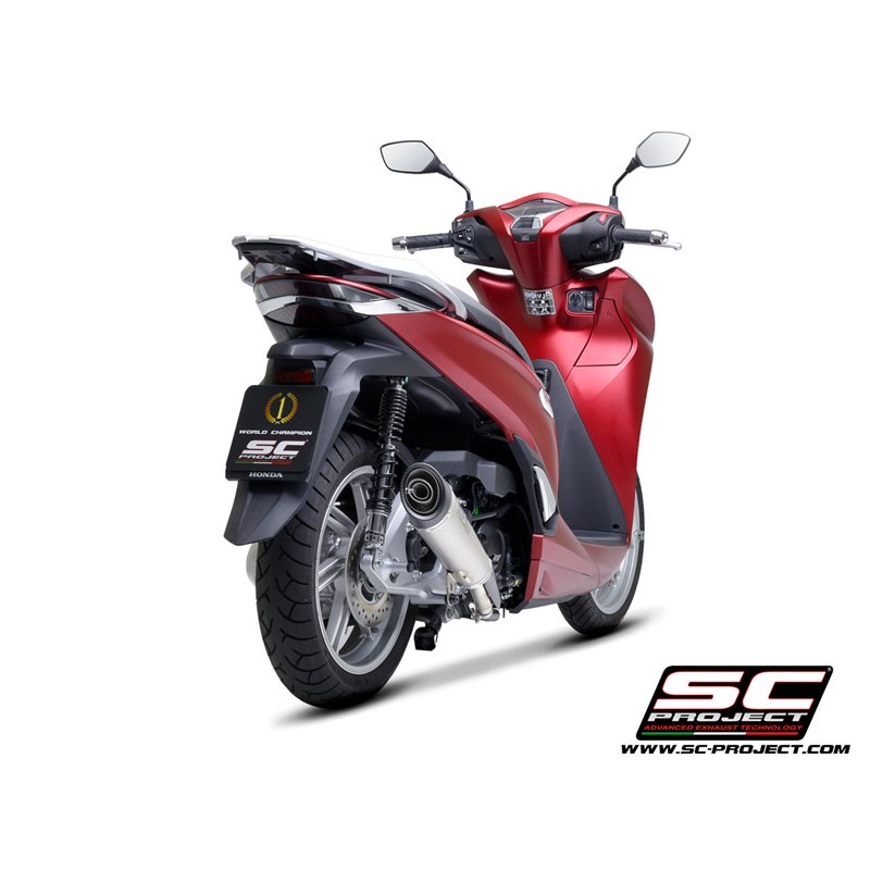 SC-Project Exhaust S2 | Silver | Honda SH350I