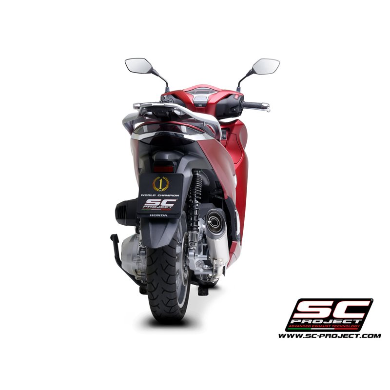 SC-Project Exhaust S2 | Silver | Honda SH350I
