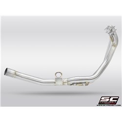 SC-Project Exhaust Pipes 2-1 OEM/SC | Silver | Honda XL750 Transalp