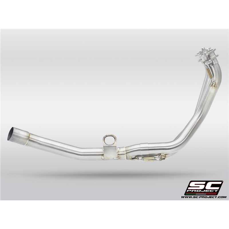 SC-Project Exhaust Pipes 2-1 OEM/SC | Silver | Honda XL750 Transalp