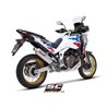 SC-Project Uitlaat Rally Raid | Zilver | Honda CRF1100L Africa Twin