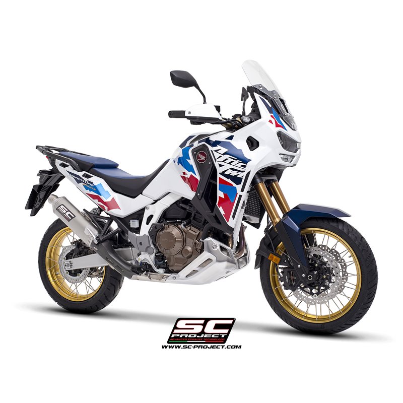 SC-Project Uitlaat Rally Raid | Zilver | Honda CRF1100L Africa Twin