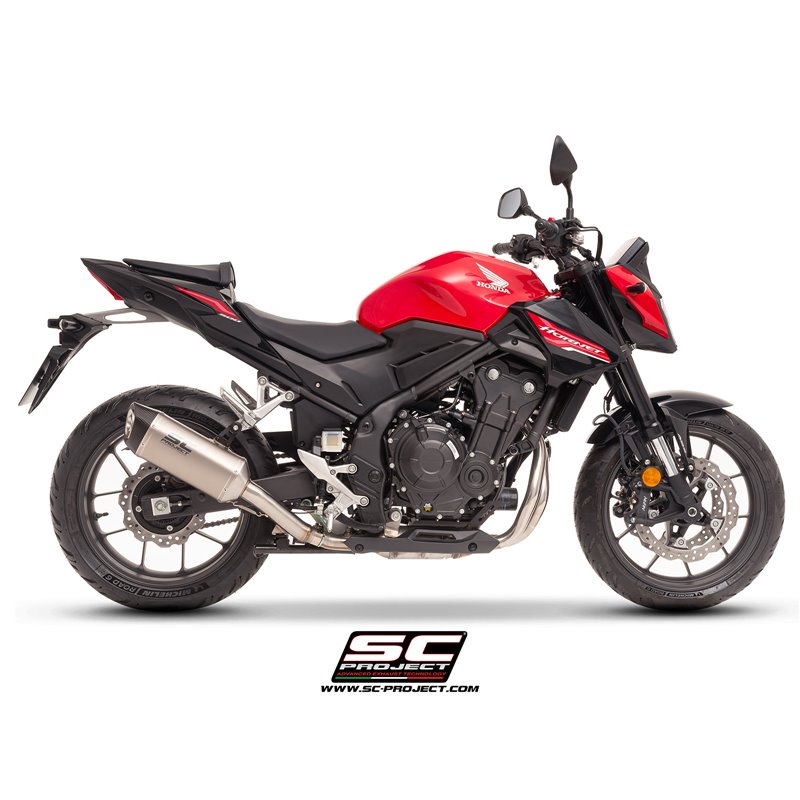 SC-Project Exhaust SC1-S | Silver | Honda CB500 Hornet