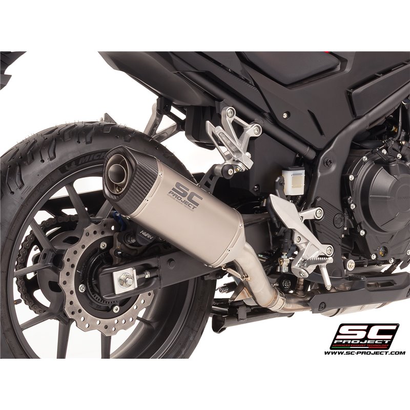 SC-Project Exhaust SC1-S | Silver | Honda CB500 Hornet