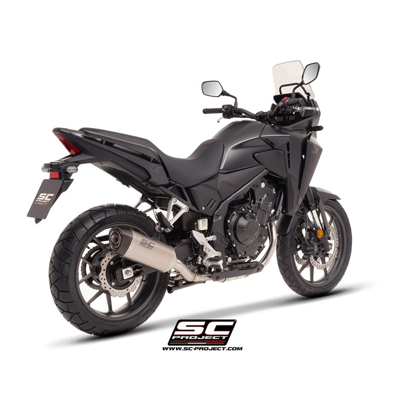 SC-Project Uitlaat SC1-S | Zilver | Honda NX500