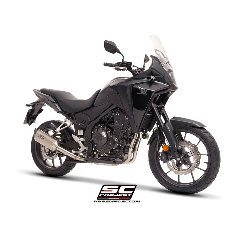 SC-Project Uitlaat SC1-S | Zilver | Honda NX500