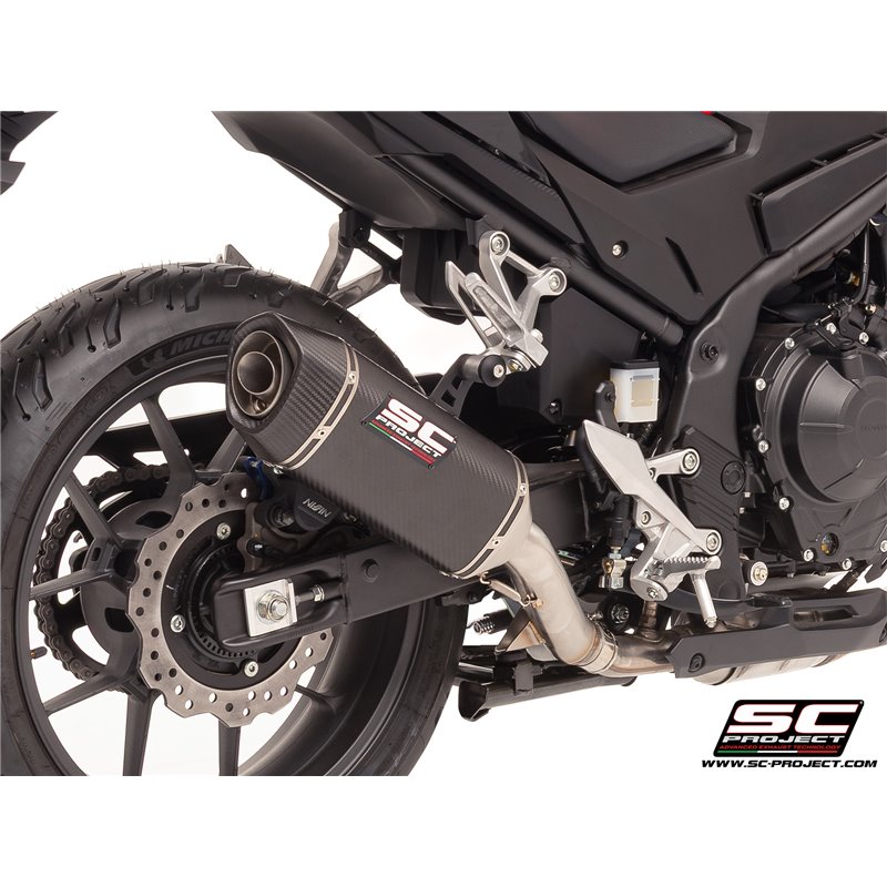 SC-Project Exhaust SC1-S | Carbon | Honda CBR500R