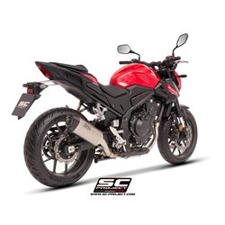 SC-Project Exhaust SC1-S | Silver | Honda CBR500R