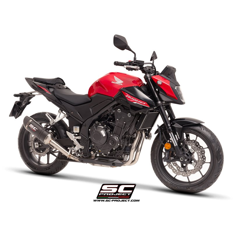 SC-Project Exhaust Oval | Carbon | Honda CBR500R
