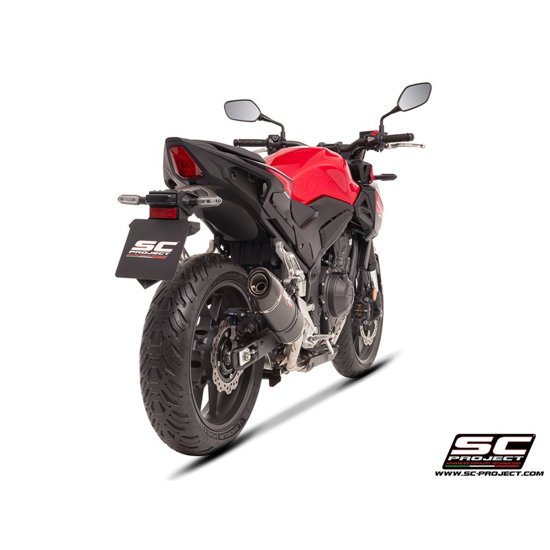 SC-Project Exhaust Oval | Carbon | Honda CBR500R