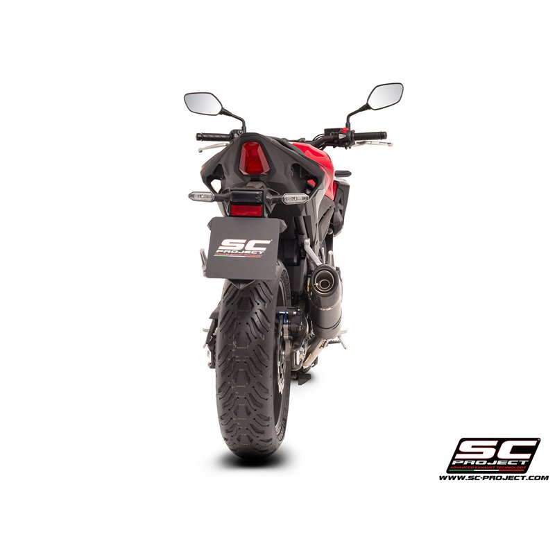 SC-Project Exhaust Oval | Carbon | Honda CBR500R