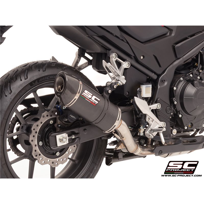 SC-Project Exhaust Oval | Carbon | Honda CBR500R
