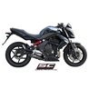 SC-Project Exhaust Oval | Silver | Kawasaki 650 Versys