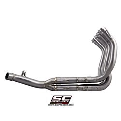 SC-Project Uitlaatbochten 4-2-1 | Zilver | Kawasaki Z900 A2