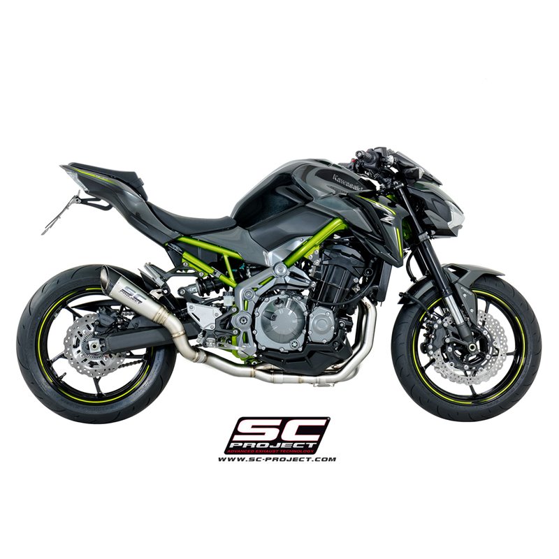 SC-Project Uitlaatbochten 4-2-1 | Zilver | Kawasaki Z900 A2