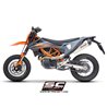 SC-Project Uitlaat X-Plorer II GT | Zilver | KTM 690 SMC-R/Enduro-R