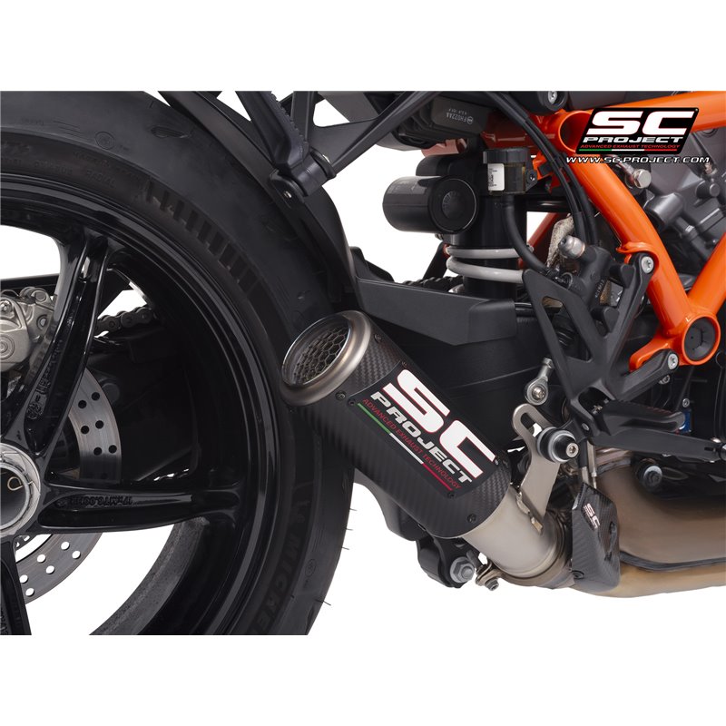 SC-Project Exhaust CR-T Mesh | Carbon | KTM 1390 Super Duke R