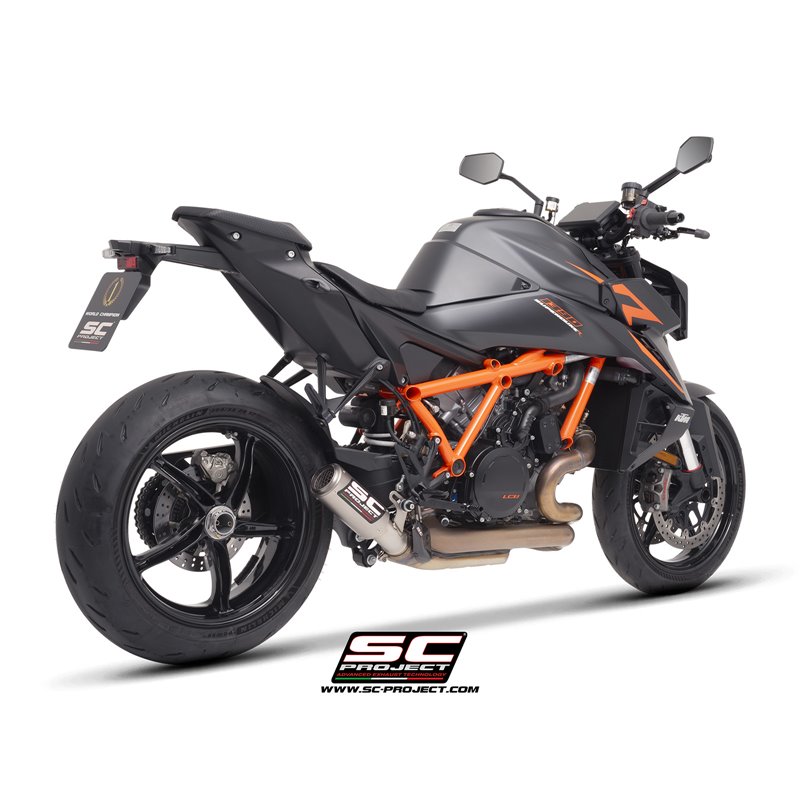 SC-Project Exhaust CR-T Mesh | Silver | KTM 1390 Super Duke R