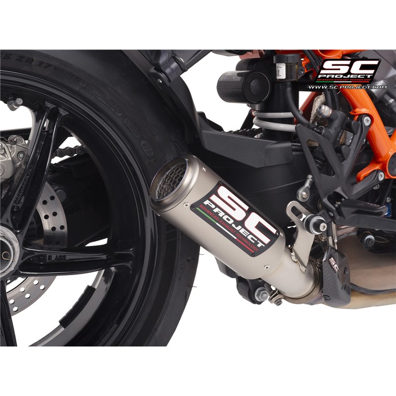 SC-Project Exhaust CR-T Mesh | Silver | KTM 1390 Super Duke R