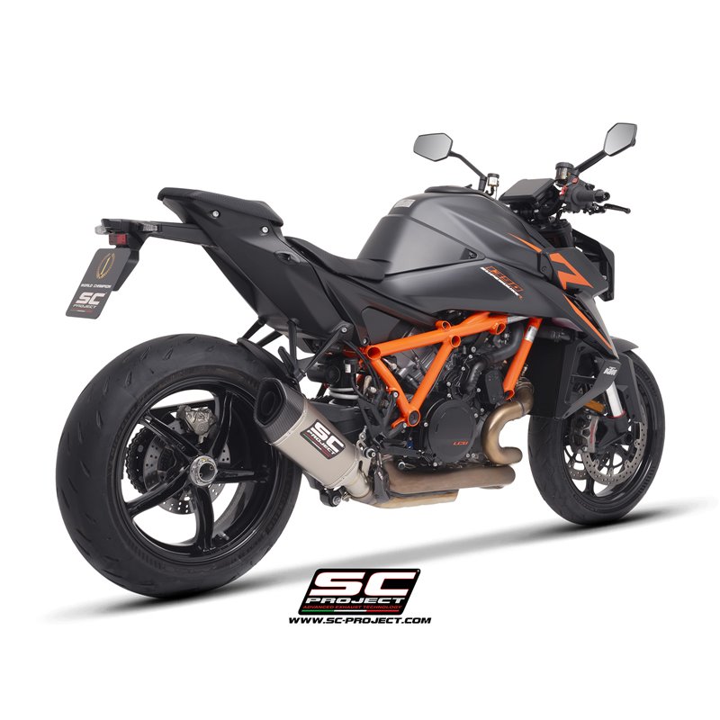 SC-Project Exhaust SC1-R | Silver | KTM 1390 Super Duke R