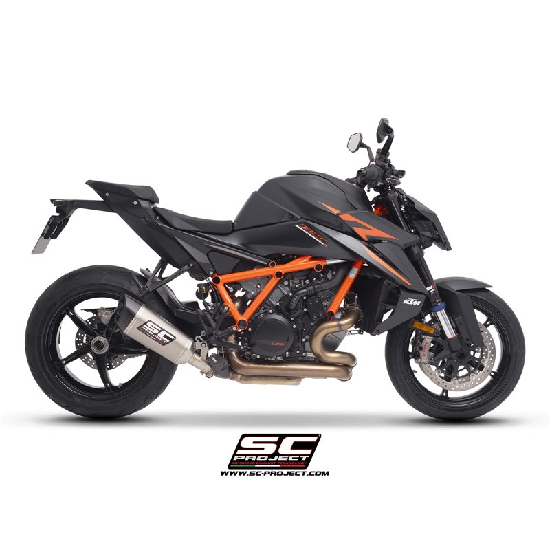 SC-Project Exhaust SC1-R | Silver | KTM 1390 Super Duke R