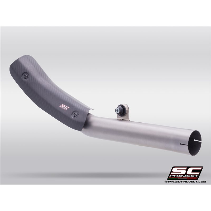 SC-Project Link Pipe | Silver | Kove 450 Rally