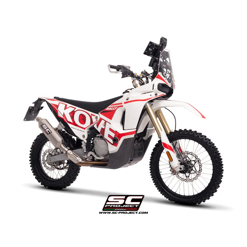 SC-Project Exhaust Rally Raid | Silver | Kove 450 Rally