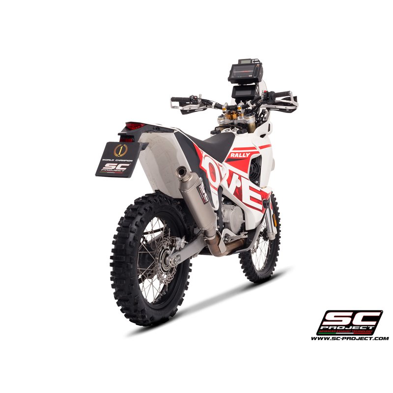SC-Project Exhaust Rally Raid | Silver | Kove 450 Rally