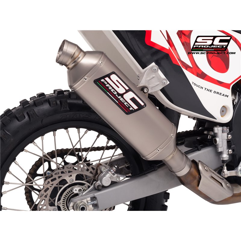 SC-Project Exhaust Rally Raid | Silver | Kove 450 Rally
