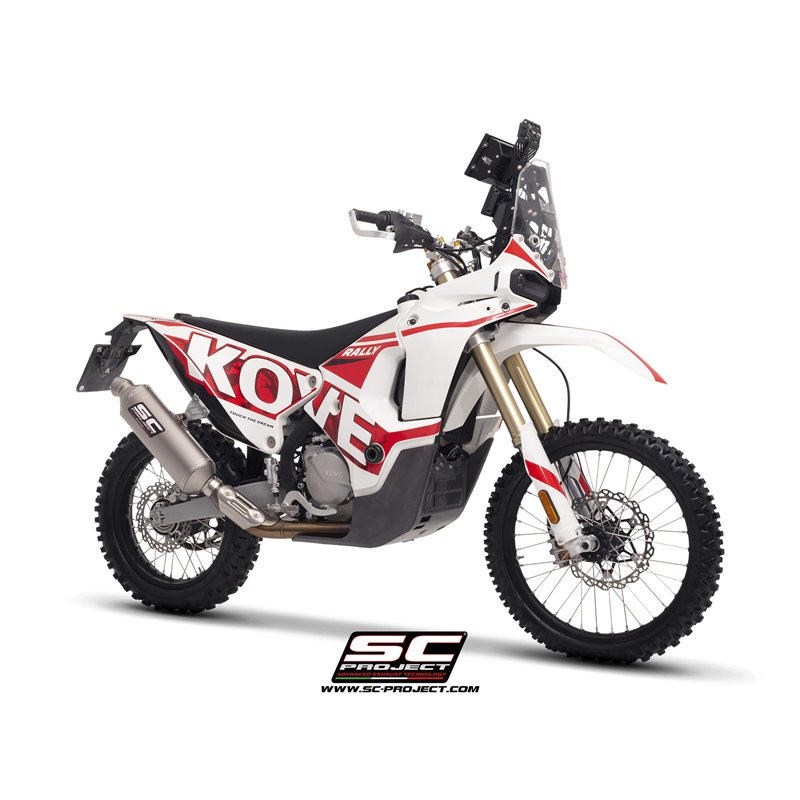 SC-Project Uitlaat Rally-X GT | Zilver | Kove 450 Rally