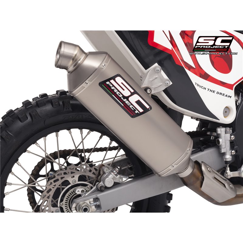 SC-Project Uitlaat Rally-X GT | Zilver | Kove 450 Rally