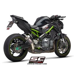 SC-Project Exhaust CR-T Mesh + heat shield | Carbon | Kawasaki Z900 A2