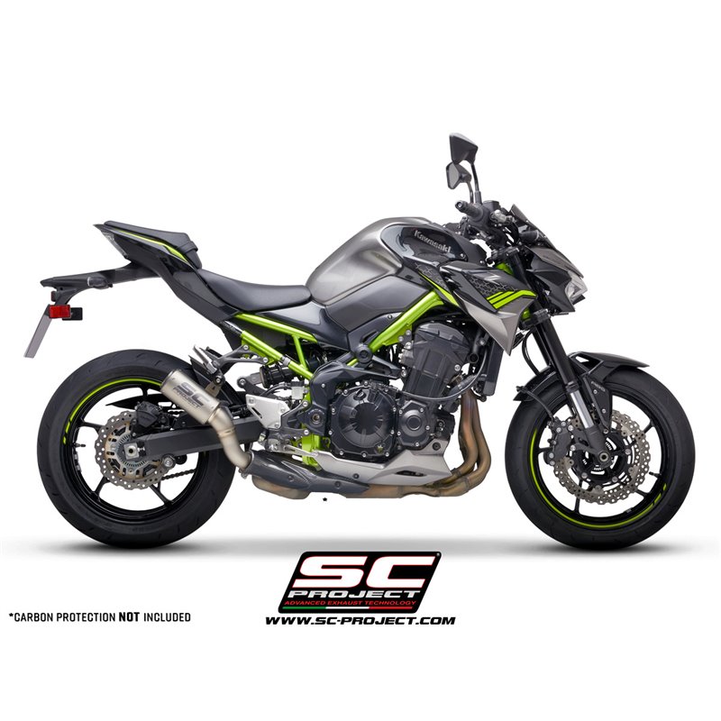 SC-Project Uitlaat CR-T Mesh | Zilver | Kawasaki Z900 A2