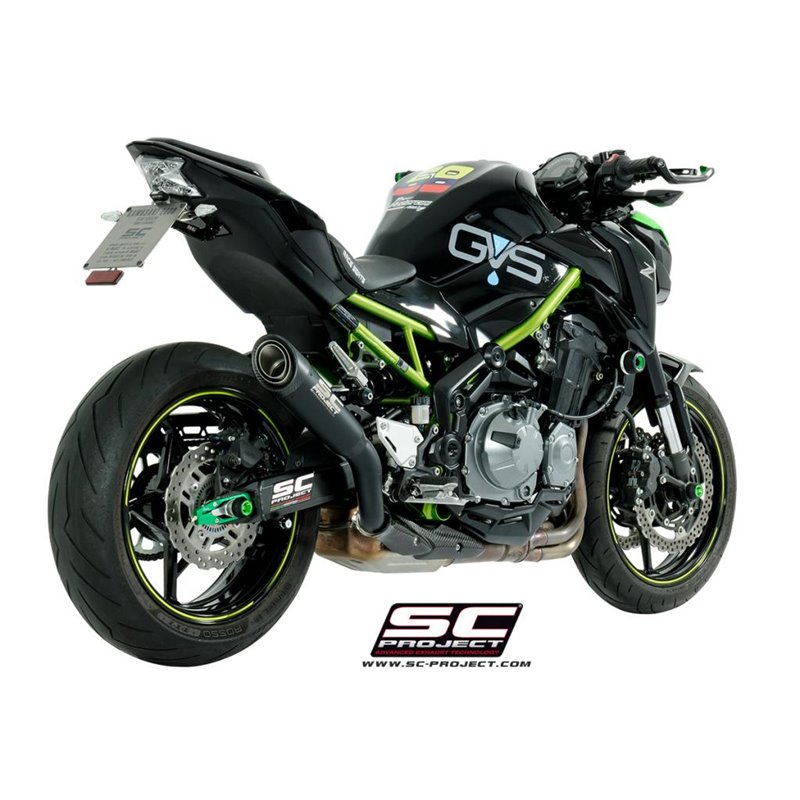 SC-Project Uitlaat S1 | Zwart | Kawasaki Z900 A2