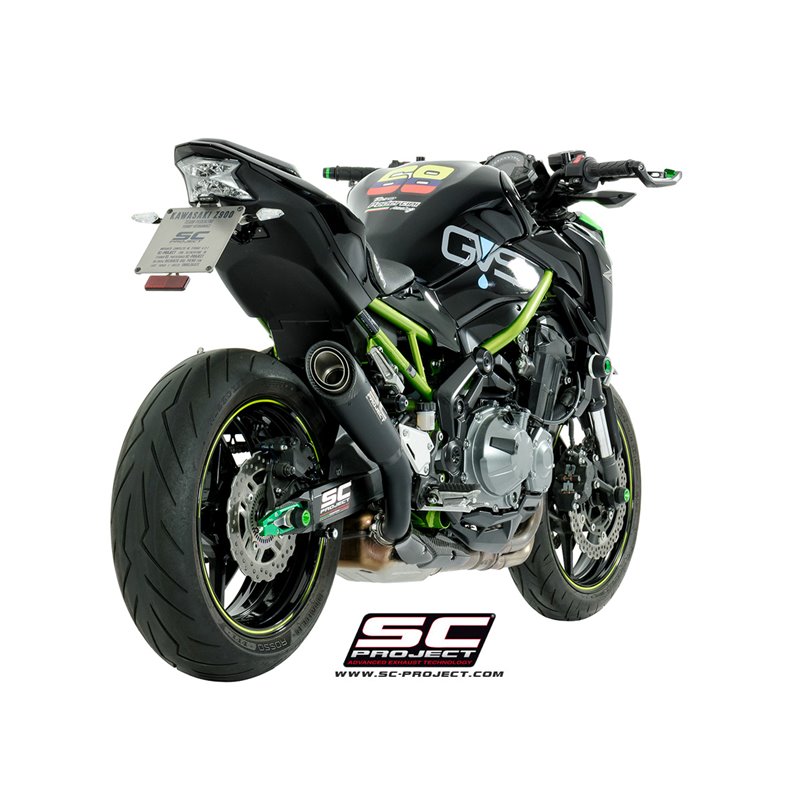 SC-Project Uitlaat S1 | Zwart | Kawasaki Z900 A2