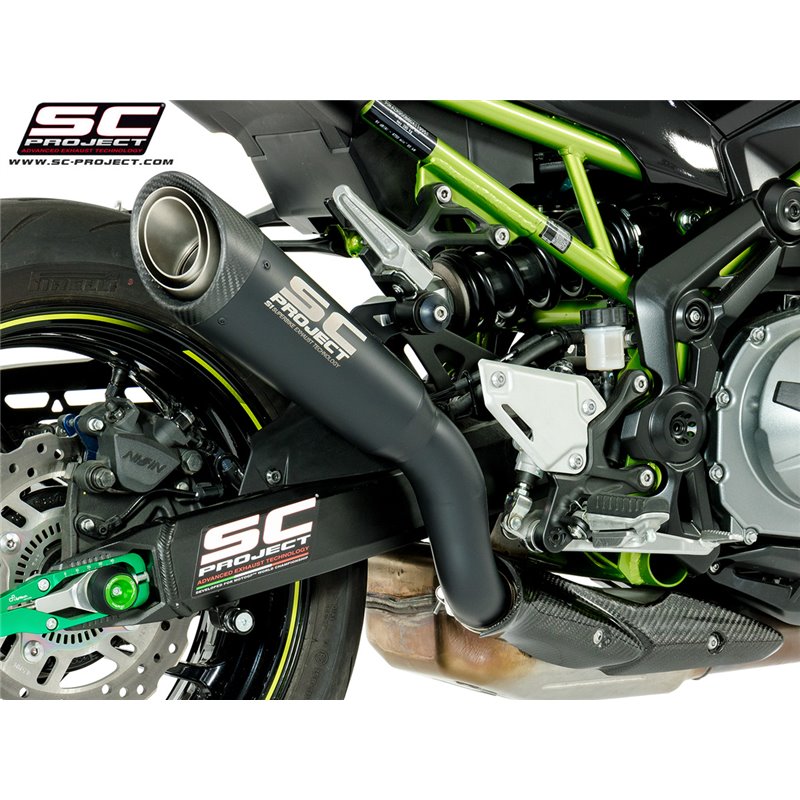 SC-Project Uitlaat S1 | Zwart | Kawasaki Z900 A2