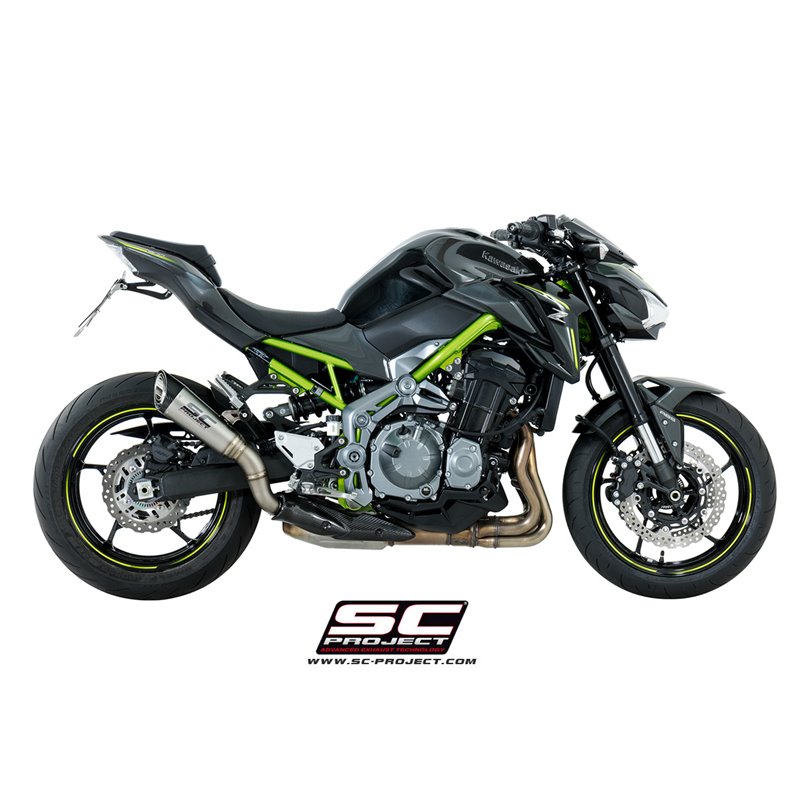 SC-Project Uitlaat S1 | Zilver | Kawasaki Z900 A2