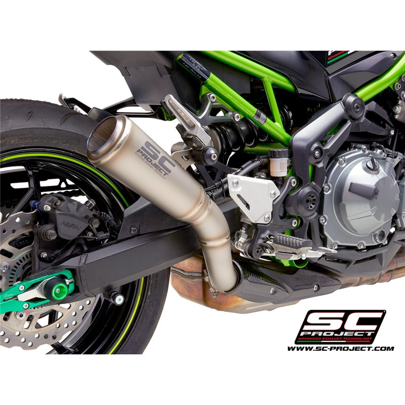 SC-Project Uitlaat S1-GP | Zilver | Kawasaki Z900 A2