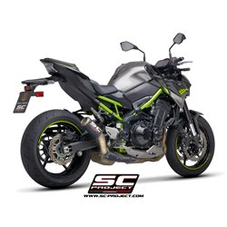 SC-Project Exhaust CR-T Mesh + heat shield | Carbon | Kawasaki Z900 A2
