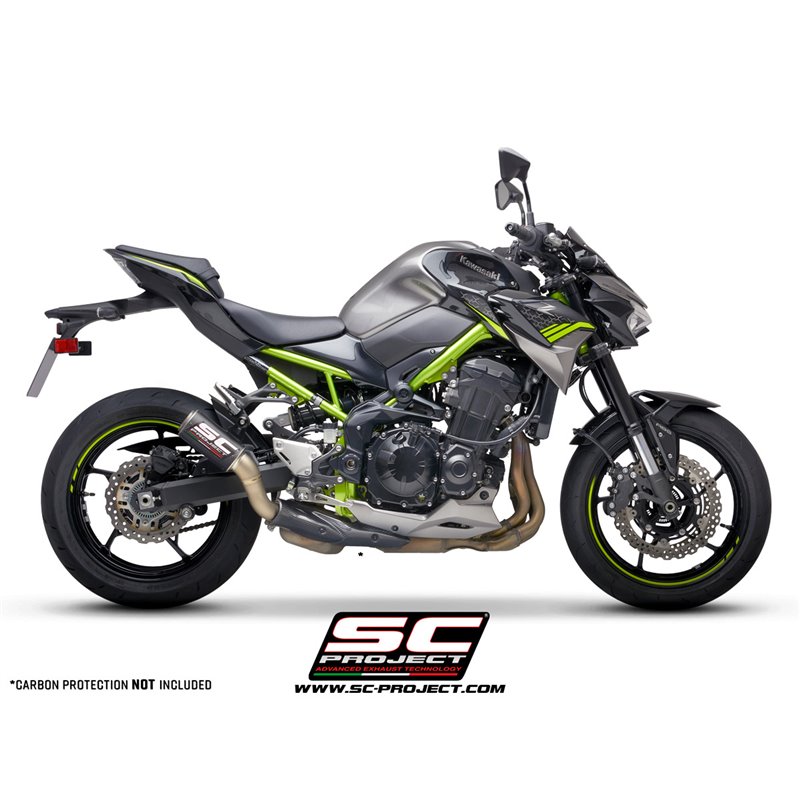 SC-Project Exhaust CR-T Mesh | Carbon | Kawasaki Z900 A2
