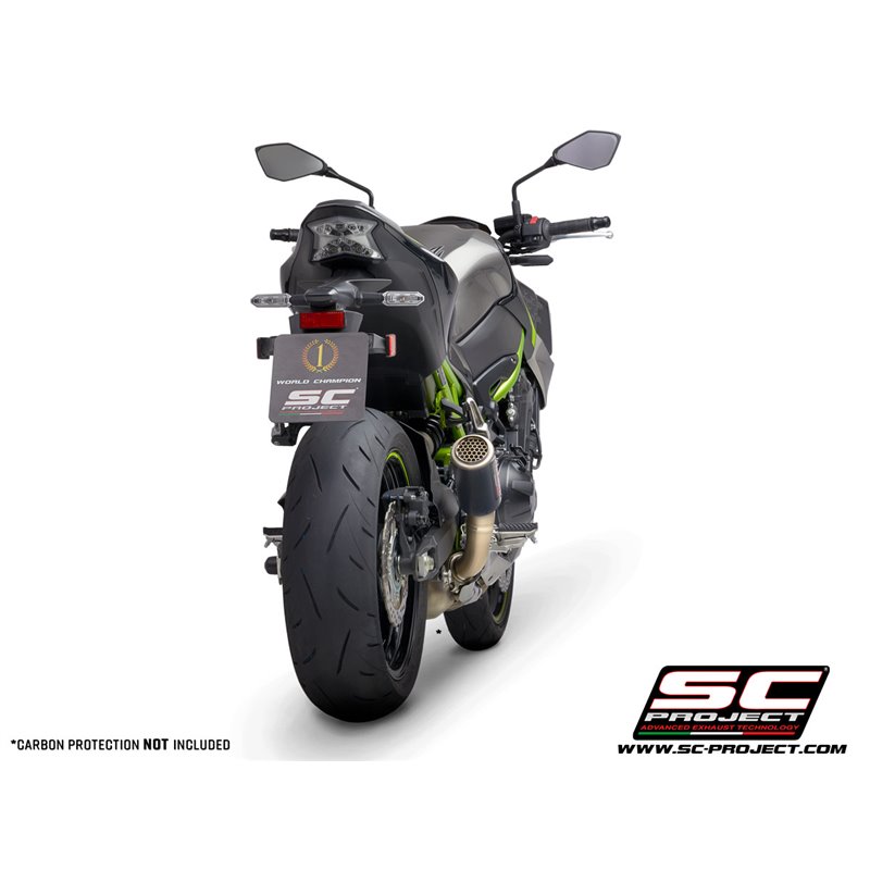 SC-Project Exhaust CR-T Mesh | Carbon | Kawasaki Z900 A2