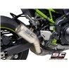 SC-Project Uitlaat CR-T Mesh + hitteschild | Zilver | Kawasaki Z900 A2