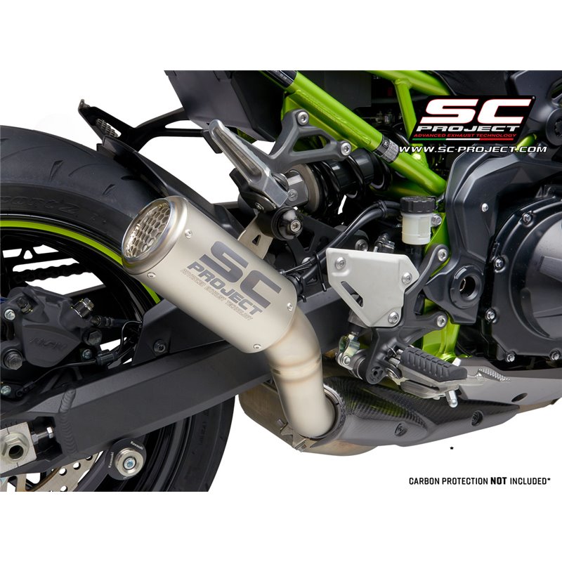 SC-Project Exhaust CR-T Mesh | Silver | Kawasaki Z900 A2