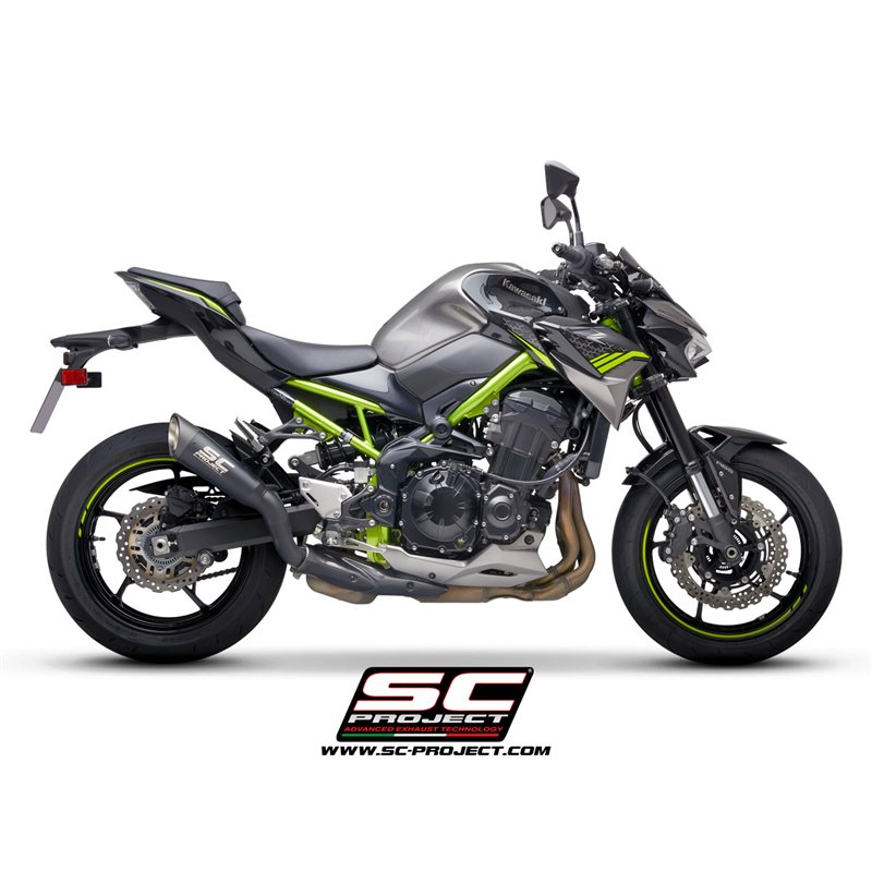 SC-Project Exhaust S1 | Black | Kawasaki Z900 A2