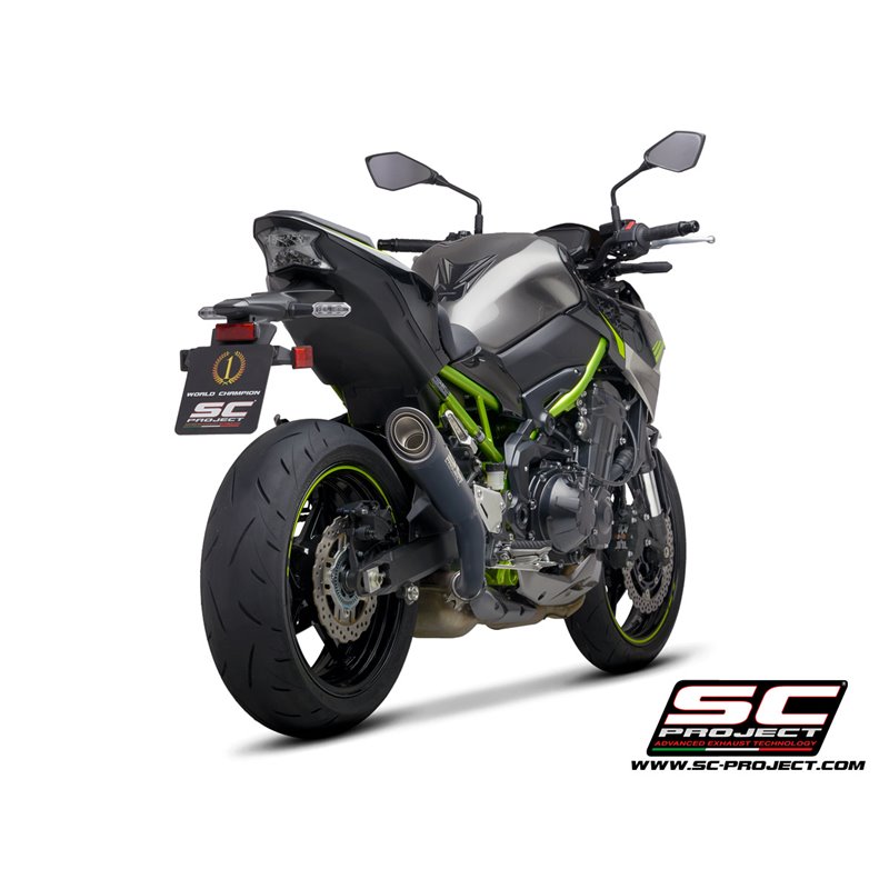 SC-Project Exhaust S1 | Black | Kawasaki Z900 A2