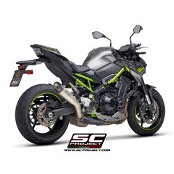 SC-Project Exhaust S1 | Silver | Kawasaki Z900 A2