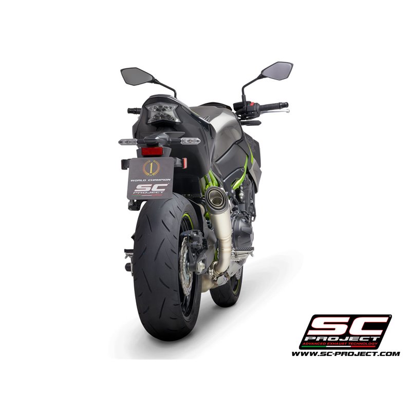 SC-Project Exhaust S1 | Silver | Kawasaki Z900 A2