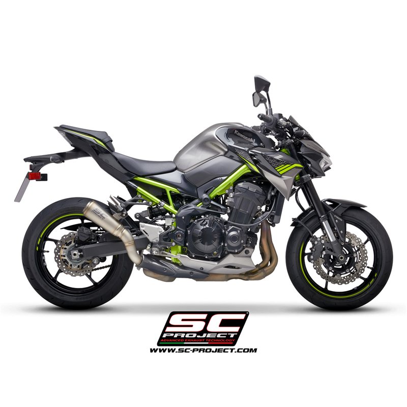 SC-Project Uitlaat S1-GP | Zilver | Kawasaki Z900 A2